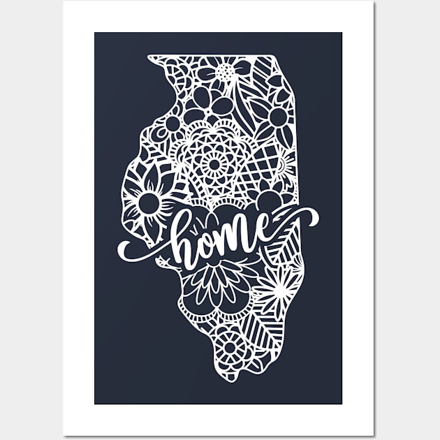 Illinois is my home Wall Art by LouMax